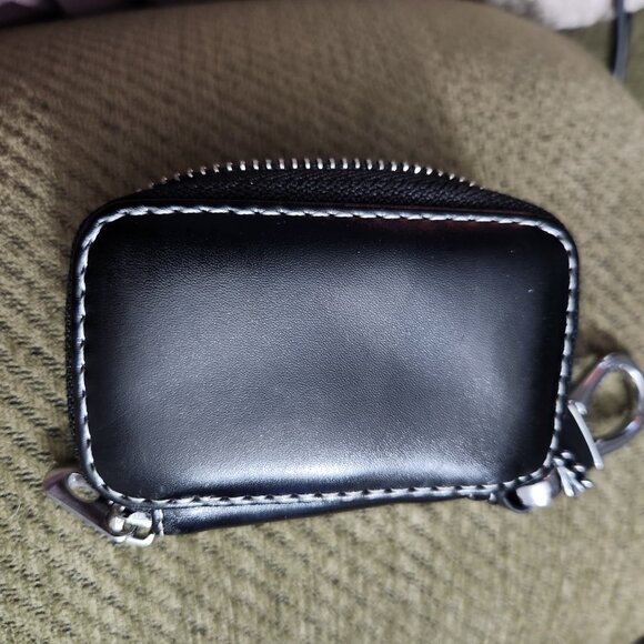 Cadillac Logo Faux Leather Car Key Case Keychain Remote Key Fob Cover - Picture 7 of 7